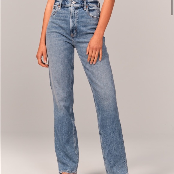 Abercrombie & Fitch Denim - Abercrombie & Fitch 90’s Straight Ultra High Rise Jeans